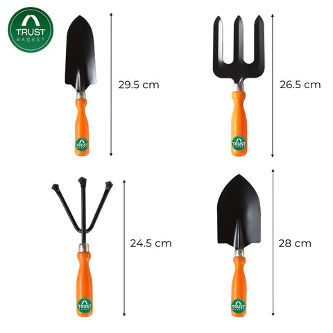 TrustBasket Gardening Tools Box - 8 Pcs Gardening Tool Kit