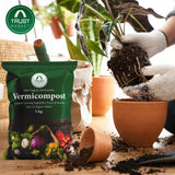 Earth Magic Potting Soil 5 Kg + Vermicompost for Plants 1 Kg