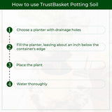 TrustBasket Enriched Organic Earth Magic Potting Soil Mix with Required Fertilizers for Plants
