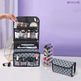 Travel Kit, F1552, Sanju Vanity, Nw Print Polka, Grey, (F1552_Grey)