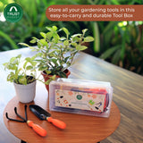 TrustBasket Gardening Tools Box - 8 Pcs Gardening Tool Kit