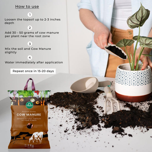 TrustBasket Cow Manure for Plant