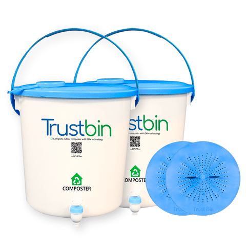 TrustBin - Indoor composter starter kit ( 14Ltrs )