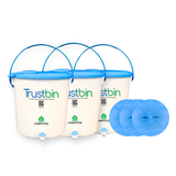 TrustBin - Indoor composter starter kit ( 14Ltrs )