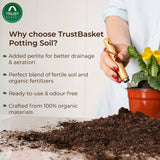 Earth Magic Potting Soil 5 Kg + Vermicompost for Plants 5 Kg