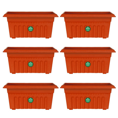 UV Treated Rectangular Plastic Planter (18 inches)