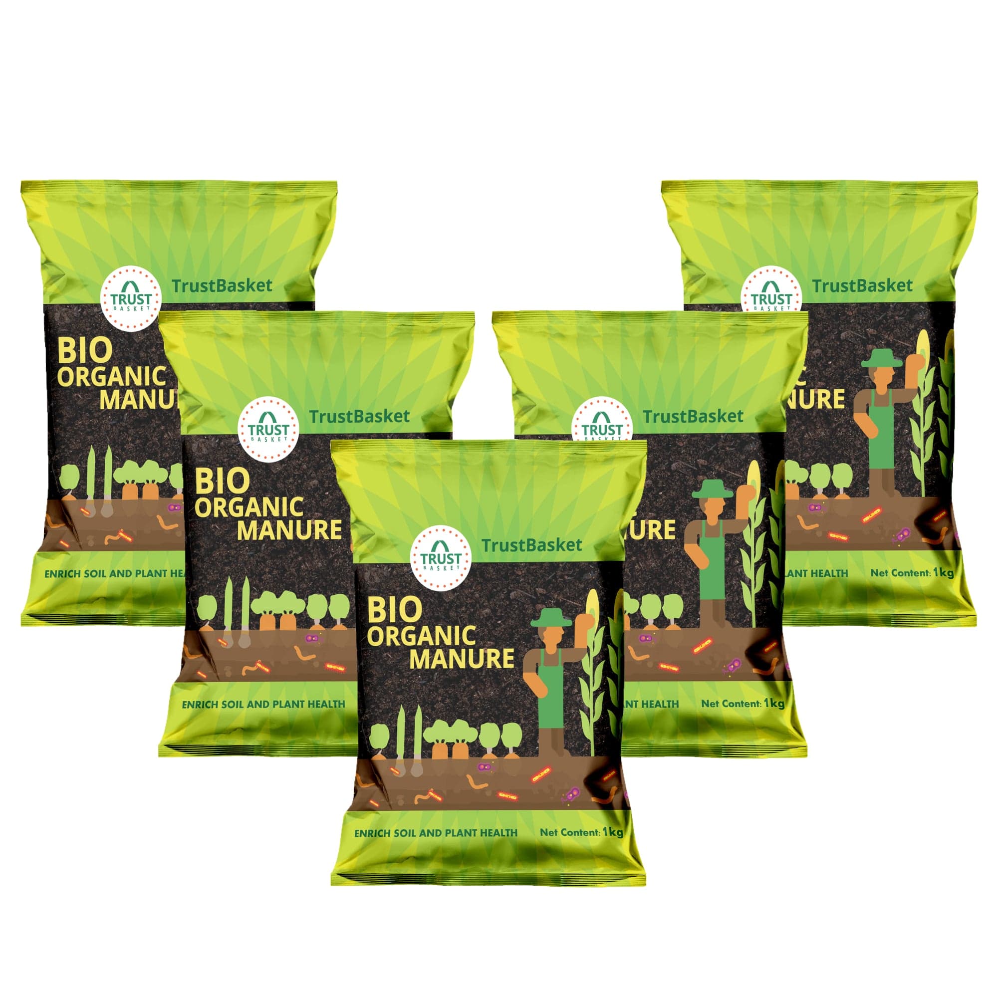 DrSarthi PROMPhosphorus Rich Organic Manure 50 Kg 5 Bag  KAMA
