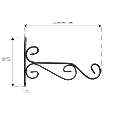 Evander wall bracket for hanging plants