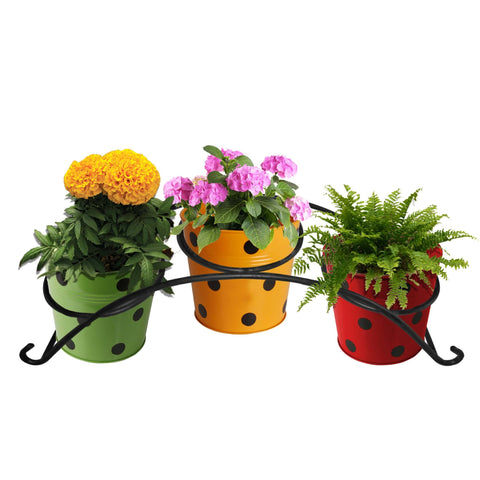 Retro Planter Stand (Set of 2)