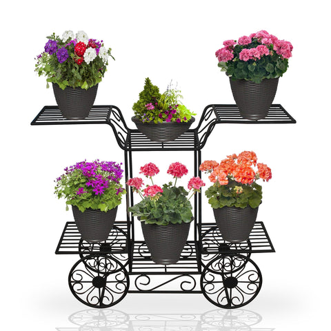 TrustBasket Cart type Planter Stand for Plants