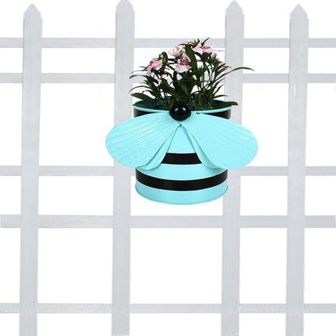 Bee Balcony Railing Garden Flower Pots/Planters