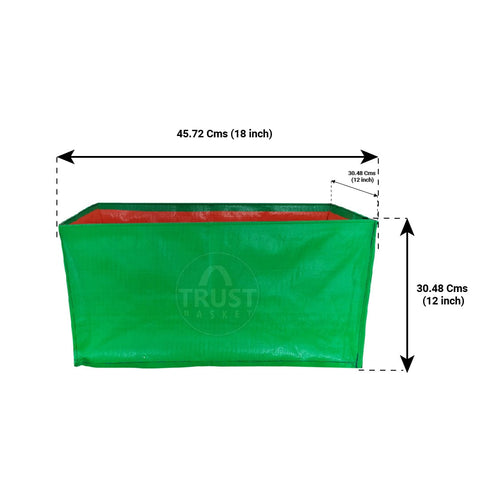 HDPE Rectangle Grow Bag - 18*12*12