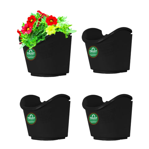 Vertical Gardening Pouches (Black) - Extra Large